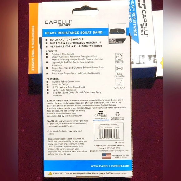 Capelli Sport Looped Fabric Heavy Resistance Band - Picture 3 of 5